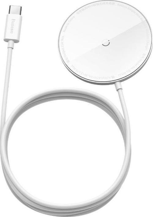 WXJK-F02 Simple Mini MgSafe Kablosuz Şarj Cihazı Beyaz