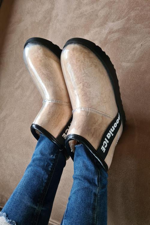 KADIN ŞEFAF KÜRKLÜ BOT 120 6010