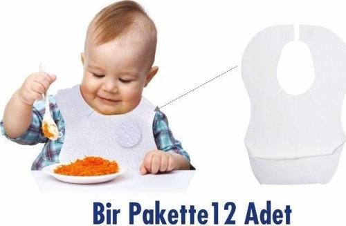 Kullan At Mama Önlüğü (12 Adet)