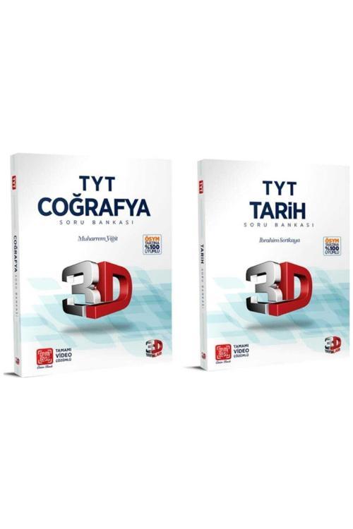 3D 2022 Yeni TYT Coğrafya TYT Tarih 2'li Set