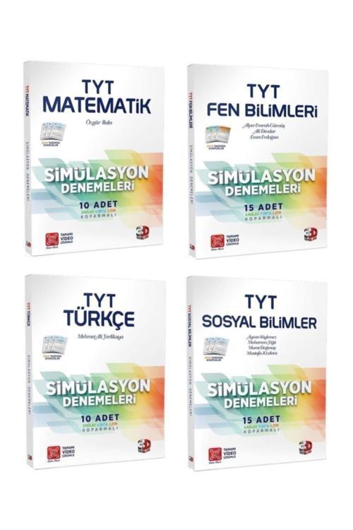 3d Tyt Matematik-türkçe-fen Bilimleri-sosyal Bilimler Deneme Seti