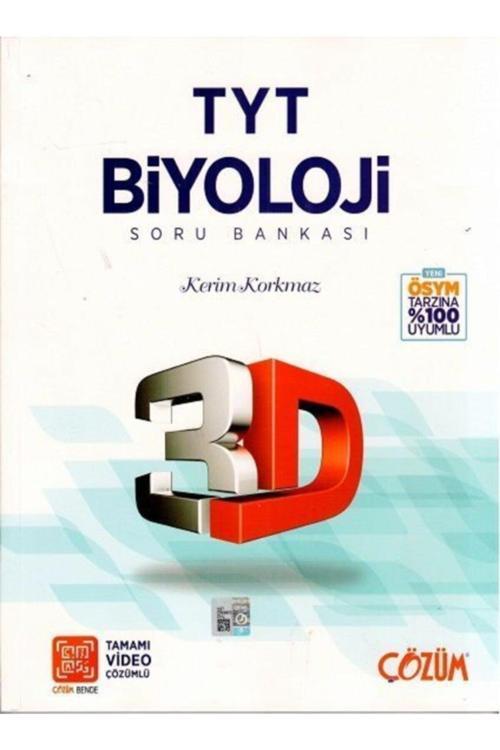 3D-TYT BİYOLOJİ SORU BANKASI 3D/ ÇÖZÜM 3D