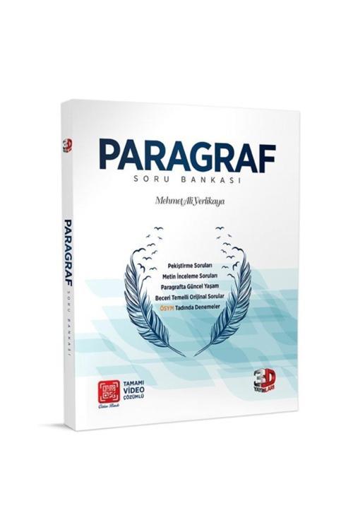 3D Paragraf Tamamı Video Çözümlü Soru Bankası Mehmet Ali Yerlikaya