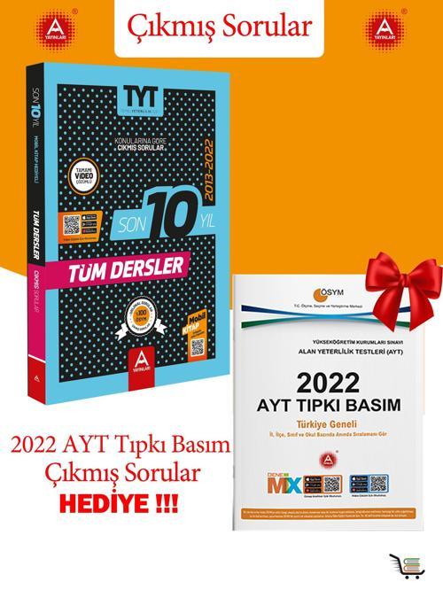Son 10 Yıl TYT Çıkmış Sorular 2022 AYT Çıkmış Sorular Hediyeli!