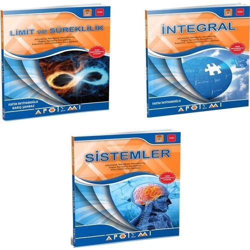 Apotemi Yayınları Apotemi Limit ve Süreklilik + Integral + Sistemler 3 Lü Set