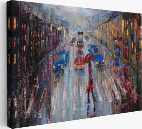Yağlı Boya Görünümlü Modern Tablo, Modern Dekoratif Kanvas Tablo, Duvar Dekoru 1197
