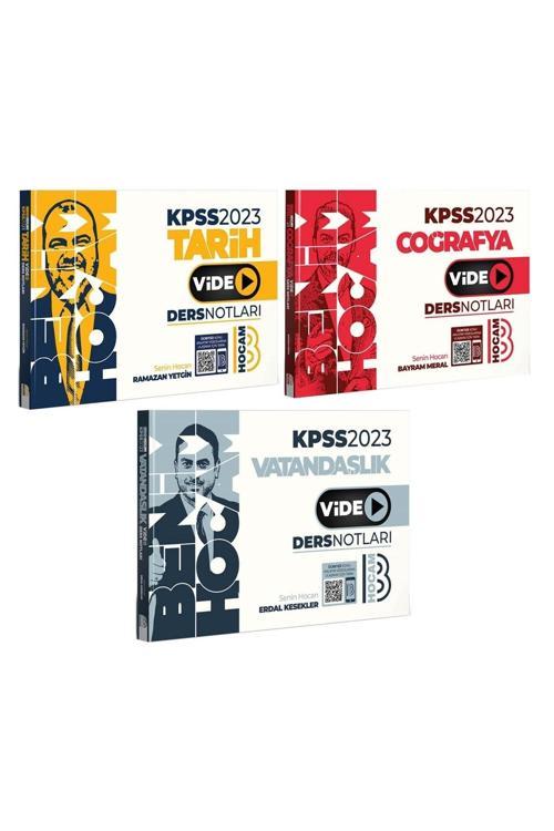 Benim Hocam 2023 Kpss Genel Kültür Tarih-coğrafya-vatandaşlık Video Ders Notları Seti