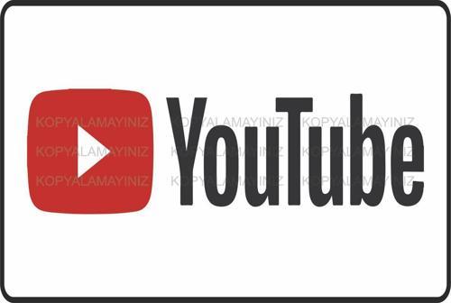 Sosyal Medya Fenomen Youtube Tabela Ev Dekorayon Tablo Pano Retro Ahşap Poster