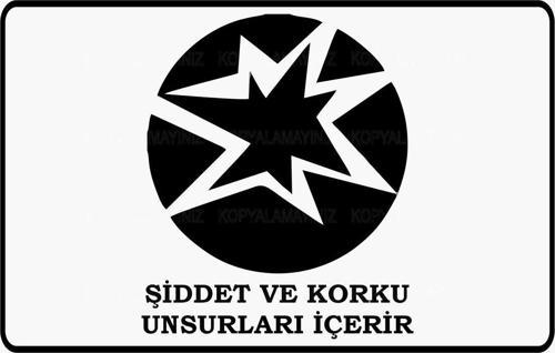 Rtük Tv Uyarıları Şiddet Ve Korku Komik Sözler Duvar Yazıları Retro Ahşap Poster Tablo