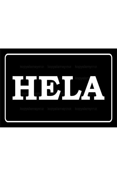 Hela Wc Tuvalet Kapı Uyarı Levhası Komik Esprili Sözler Duvar Yazıları Retro Ahşap Poster Tablo