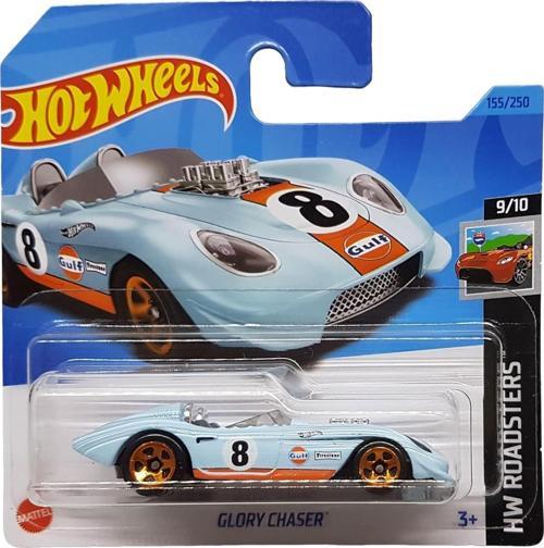 - Glory Chaser - Hw Roadsters 9/10 - Hkh42 - Short Card - Gulf - Firestone - Mattel 2023