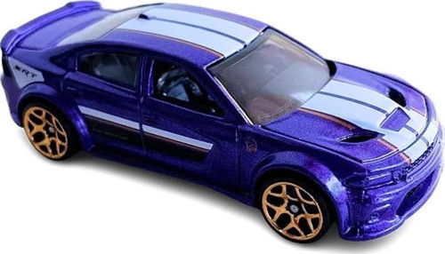 - ´20 Dodge Charger Hellcat - Then And Now 7/10 - Hkj45 - Short Card - Lila Metalik - Srt