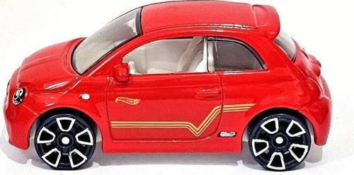 - Fiat 500E - Hw Green Speed 8/10 - Hkk24 - Short Card - Kırmızı - Mattel 2023