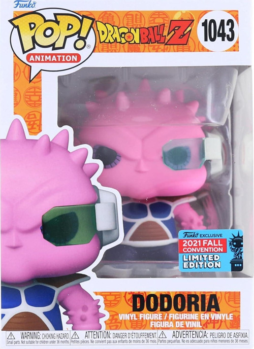 Pop! Animasyon Dragonball Z 1043 Dodoria 2021 Fall Konvention