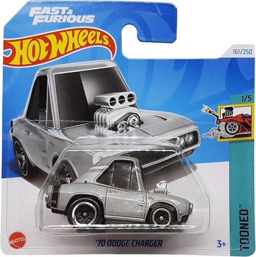 - ´70 Dodge Charger - Tooned 1/5 - Htd86 - Short Card - Fast & Furious - Metalik Gri - Ma