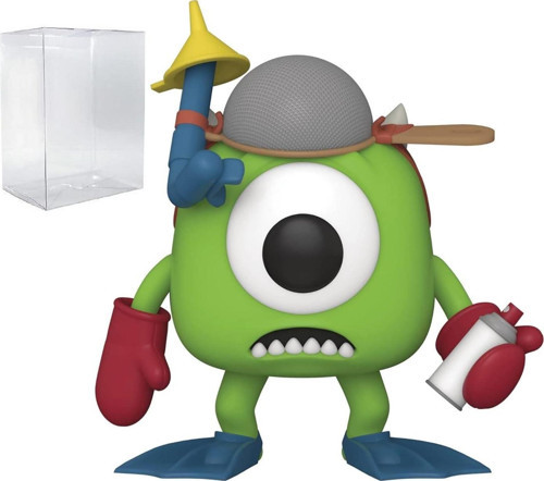 Disney Pixar: Monsters Inc. 20. - Mitts Funko Pop Ile Mike Wazowski! Vinil Figür (Uyumlu Pop Box Kor