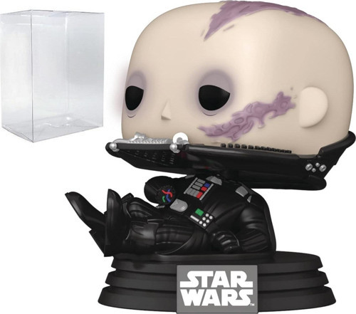 Pop Star Wars: Return Of The Jedi 40Th - Darth Vader Maskesiz Funko Vinil Figür (Uyumlu Kutu Koruyuc