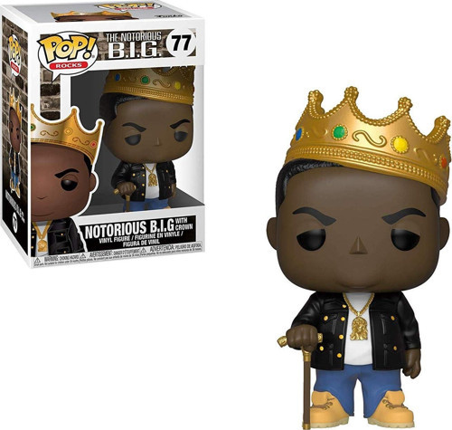 Notorious B.I.G. Taçlı Ile: Notorious B.I.G. X Pop! Kayalar Vinil Figür Ve 1 Pop! Uyumlu Pet P