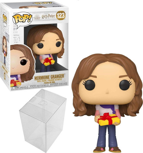 Pop! Movies: Harry Potter Holiday - Hermione Granger Bundle With 1 Popshield Pop Box Protector
