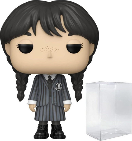 Pop Wednesday - Wednesday Addams Funko Vinil Figür (Uyumlu Kutu Koruyucu Kılıf Ile Birlikte), Çok Re