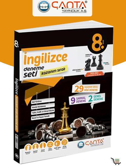 Çanta 8. Sınıf Mini İngilizce Kazanım Sıralı Deneme Seti