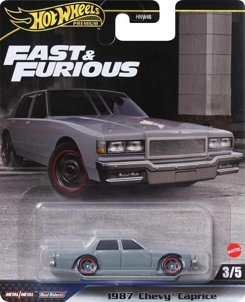 Fast And Furious Auto 1987 Chevy Caprice Model Araba Cast Ölçek 1:64 - Uzunluk 7 Cm - Hrt