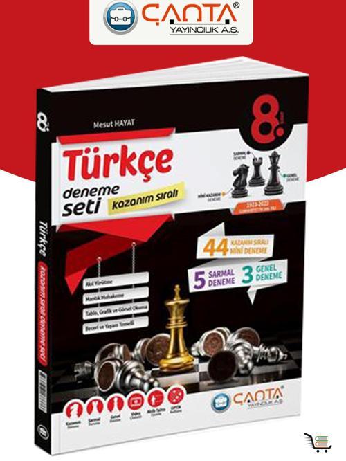 Çanta 8. Sınıf Mini Türkçe Kazanım Sıralı Deneme Seti