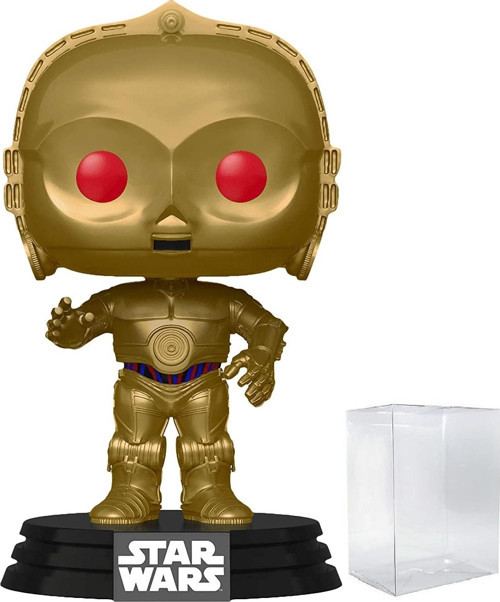Pop Star Wars: The Rise Of Skywalker - C-3Po (Kırmızı Gözler) Funko Vinil Figür (Uyumlu Kutu Koruyuc