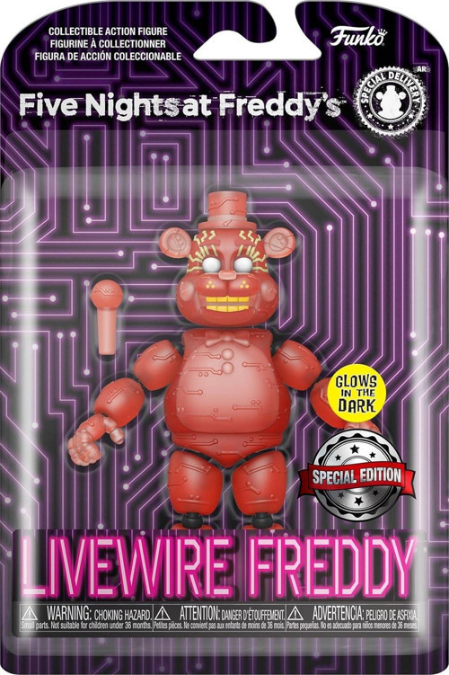 Aksiyon Figürü: Five Nights At Freddy'S (Fnaf) - Freddy Fazbear - Turuncu - Karanlıkta Parlar
