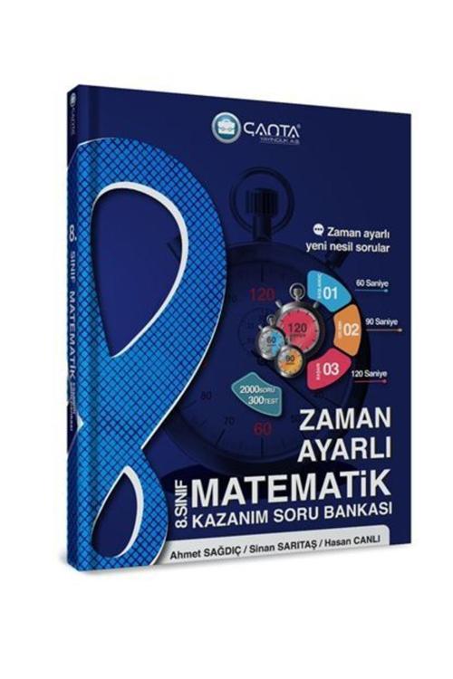 Çanta Yayınları 8 Sınıf Matematik Zaman Ayarlı Kazanım Soru Bankası
