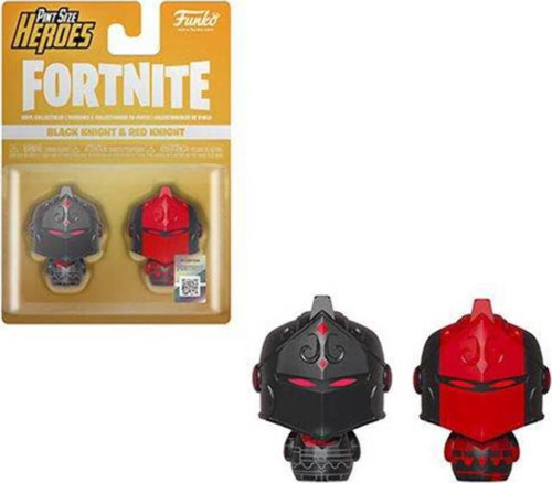38028 Psh 2Er-Pack Fortnite: Black Red Knight, Multi