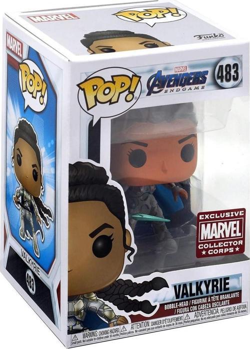 Pop! Marvel Avengers Endgame #483 Valkyrie Özel Koleksiyoncu Birliği Bobble-Head Figürü