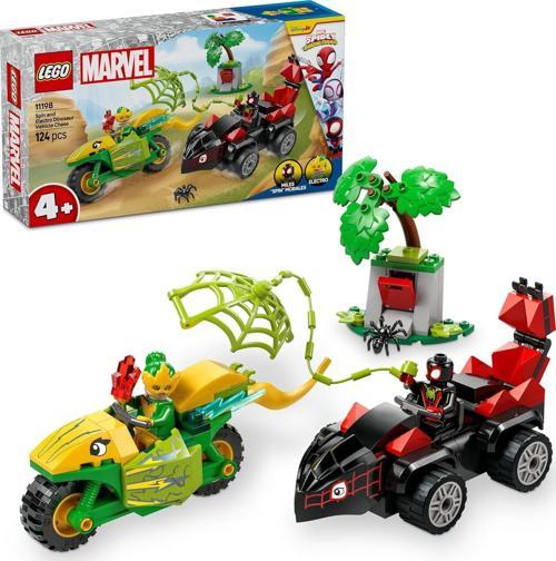 Marvel Spidey Ve İnanılmaz Arkadaşları Spin Ve Electro Dinozor Aracı Takibi 11198-4 Yaş Ve Üzer