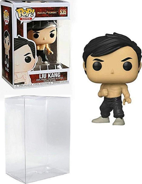 Pop Games: Mortal Kombat Liu Kang #535 Pop Action Figure (Bundled With Ecotek Protector To Protect D