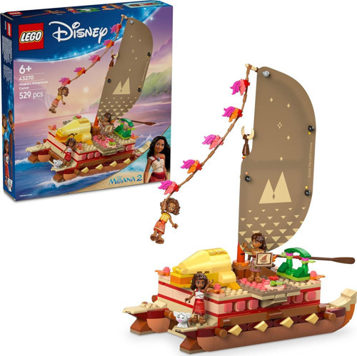 Disney Princess Moana’Nın Macera Kanosu 43270, 6 Yaş Ve Üzeri Kız Ve Erkek Çocukları İçin Yar