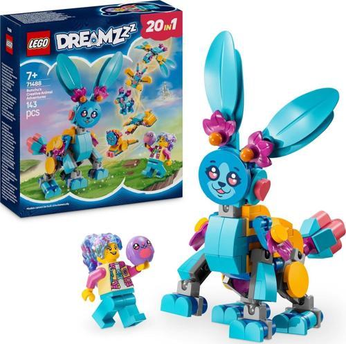 Dreamzzz Bunchu’Nun Yaratıcı Hayvan Maceraları 71488-7 Yaş Ve Üzeri Çocuklar Için Oyuncak Tavşa