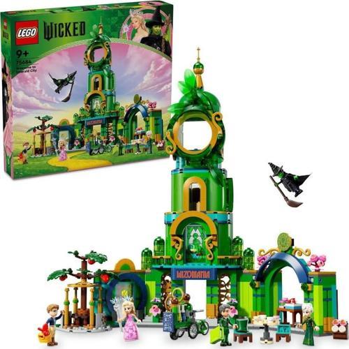 Wicked Emerald City’Ye Hoş Geldiniz 75684-9 Yaş Ve Üzeri Çocuklar Için Kule Modeli, Glinda Ve E