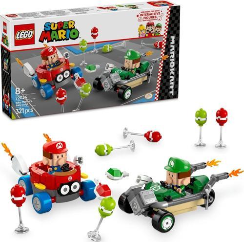 Super Mario: Mario Kart – Baby Mario Ile Baby Luigi 72034, 8 Yaş Ve Üzeri Erkek Ve Kız Çocuklar