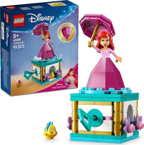 ǀ Disney Princess Dönen Ariel 43259-5 Yaş Ve Üzeri Prenses Seven Çocuklar Için Mini Bebek Figür