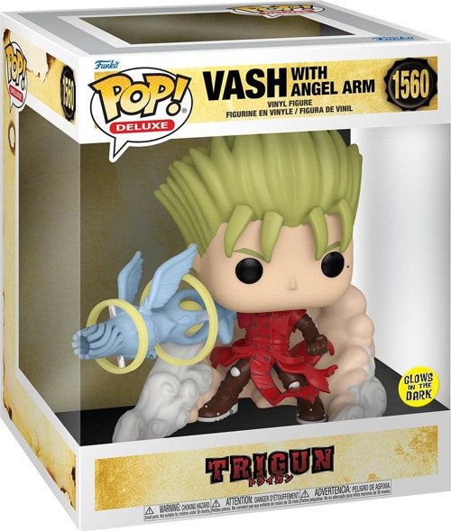 Pop! Deluxe: Trigun - Melek Kolu Ile Vash, Karanlıkta Glow