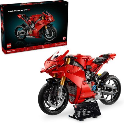 Technic Ducati Panigale V4 S Motorsiklet Model Yapım Kiti – Yetişkin Motor Hayranı Kadın Ve Erk