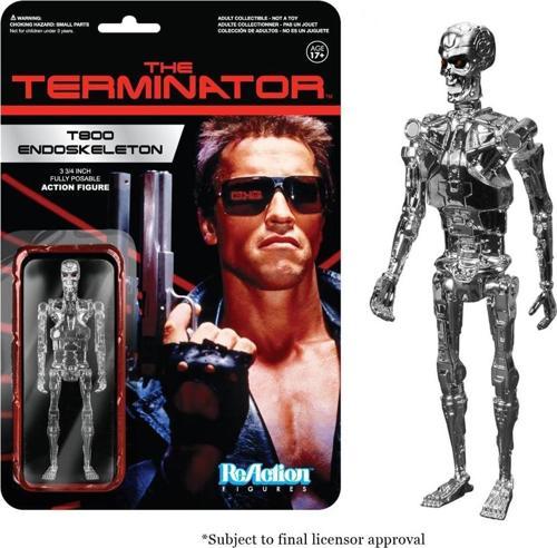 Terminator Chrome T-800 Funko Reaction Figure 3 3/4 Inch