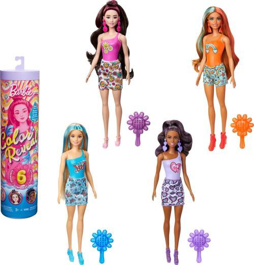 Color Reveal Renk Değiştiren Sürpriz Barbie Gökkuşağı Serisi, Oyuncak