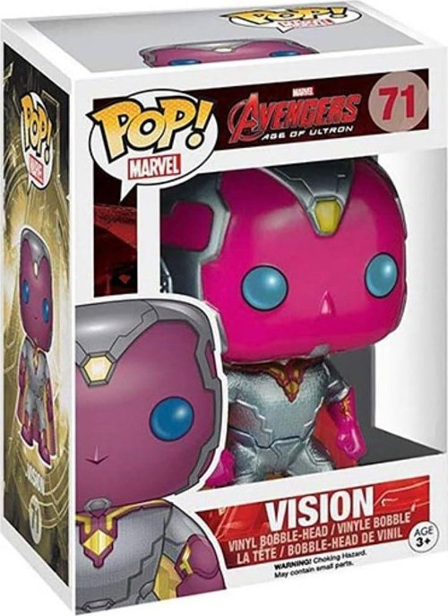 Ultron Vizyon Metalik Özel Vinil Bobblehead Şekil Funko Pop Marvel Avengers Yaş"