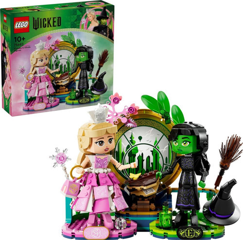 Wicked Elphaba Ve Glinda Figürleri 75682-10 Yaş Ve Üzeri Çocuklar İçin Fantastik Oyuncak Yapım