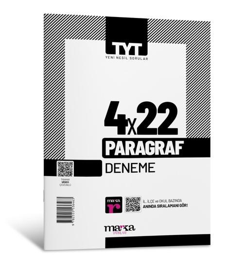 Marka TYT Paragraf 4 Deneme Tamamı Video Çözümlü  