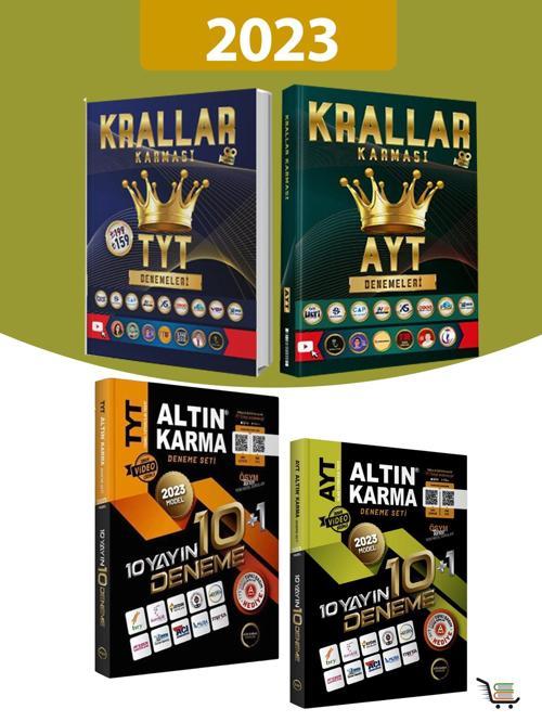 Krallar Karması AYT-TYT Karma Deneme Seti ve Altın Karma Yayınları