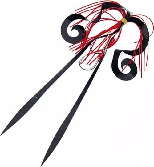 JLC Nautilus 2.0 Tai Rubber İğneli Etek (#9 BKK) #05 Black Red