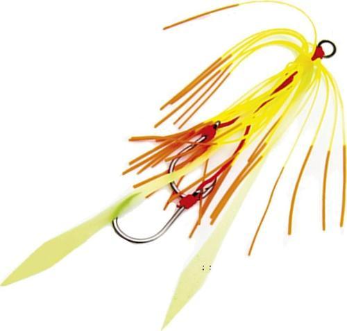 JLC Nautilus 1.0 Tai Rubber İğneli Etek (#9 BKK) #04 Orange Yellow Glow