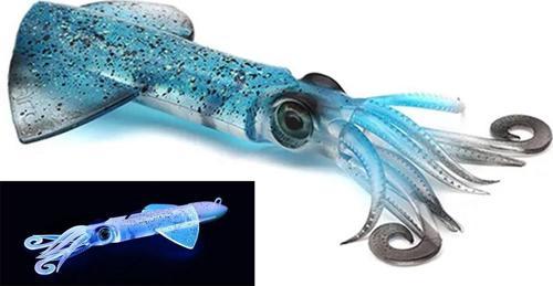 JLC Xipi Evo Yedek Gövde 17cm 53gr #03 Blue Glow Silikon Kalamar